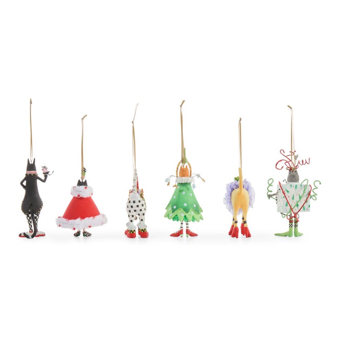 Patience Brewster Mini Cat Ornaments, Set of 6 image number 4
