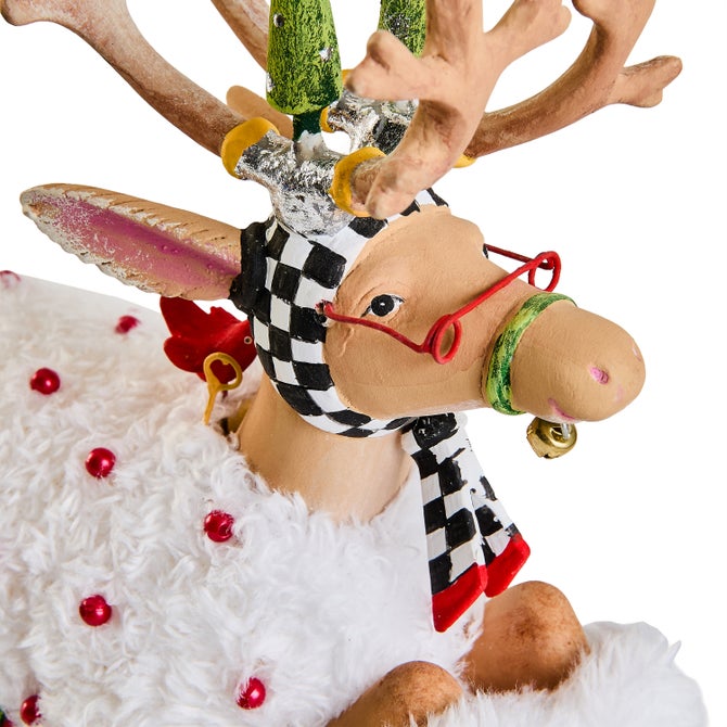 Patience Brewster Dash Away Sitting Blitzen Reindeer Figure image number 4