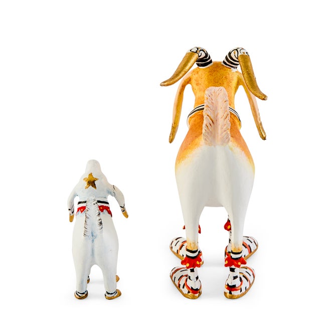 Patience Brewster Nativity Nathan & Noel Goat Figures image number 4