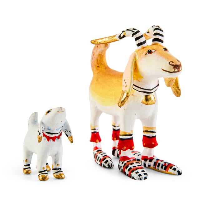Patience Brewster Mini Nativity Nathan & Noel Goat Figures image number 5