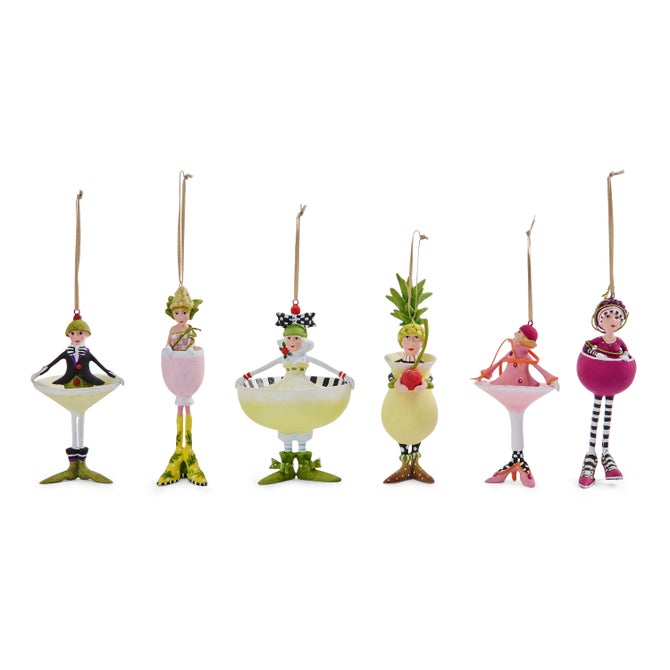 Patience Brewster Mini Cocktail Ornaments, Set of 6 image number 2