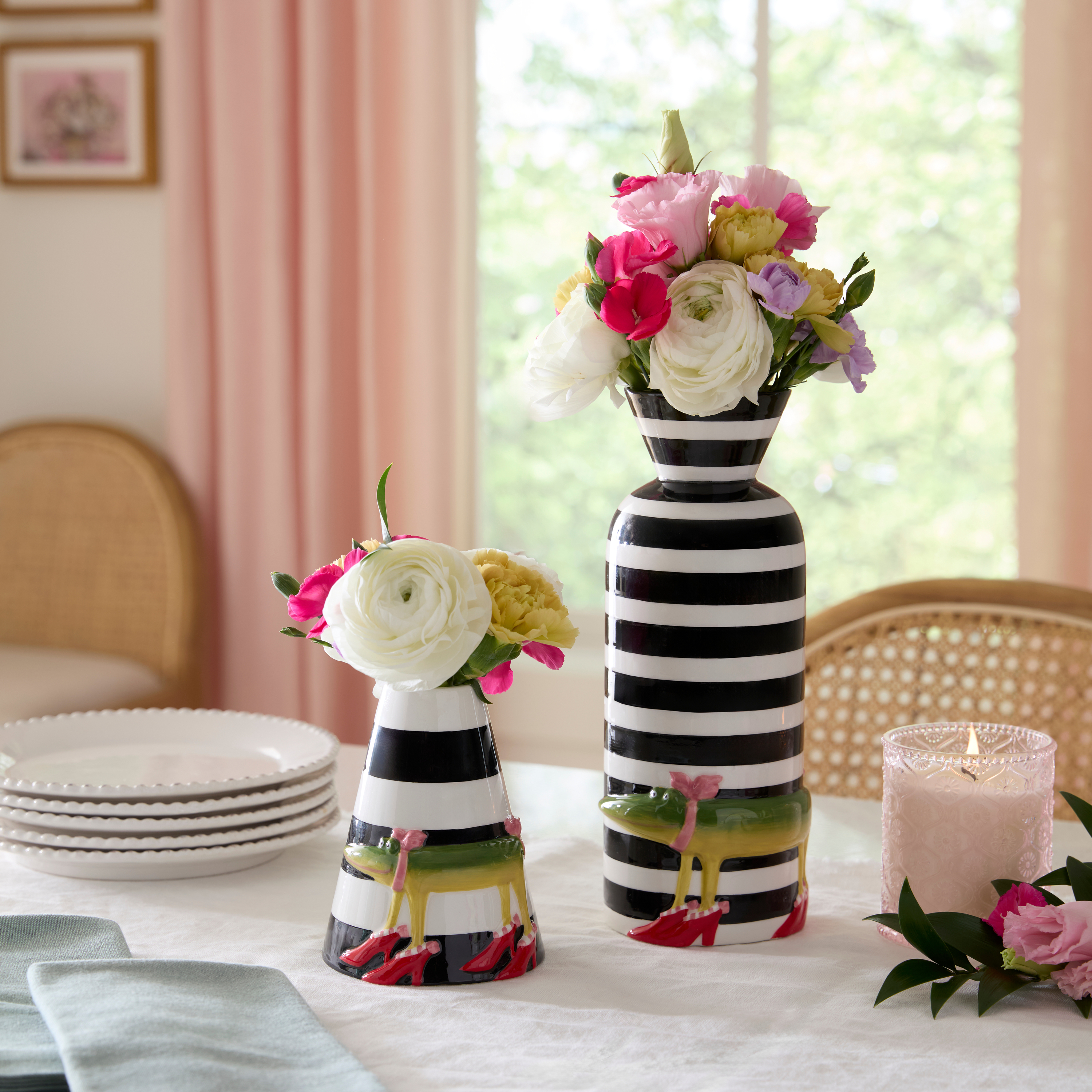 MacKenzie-Childs Gloria Alligator Vase - Thumbnail 5