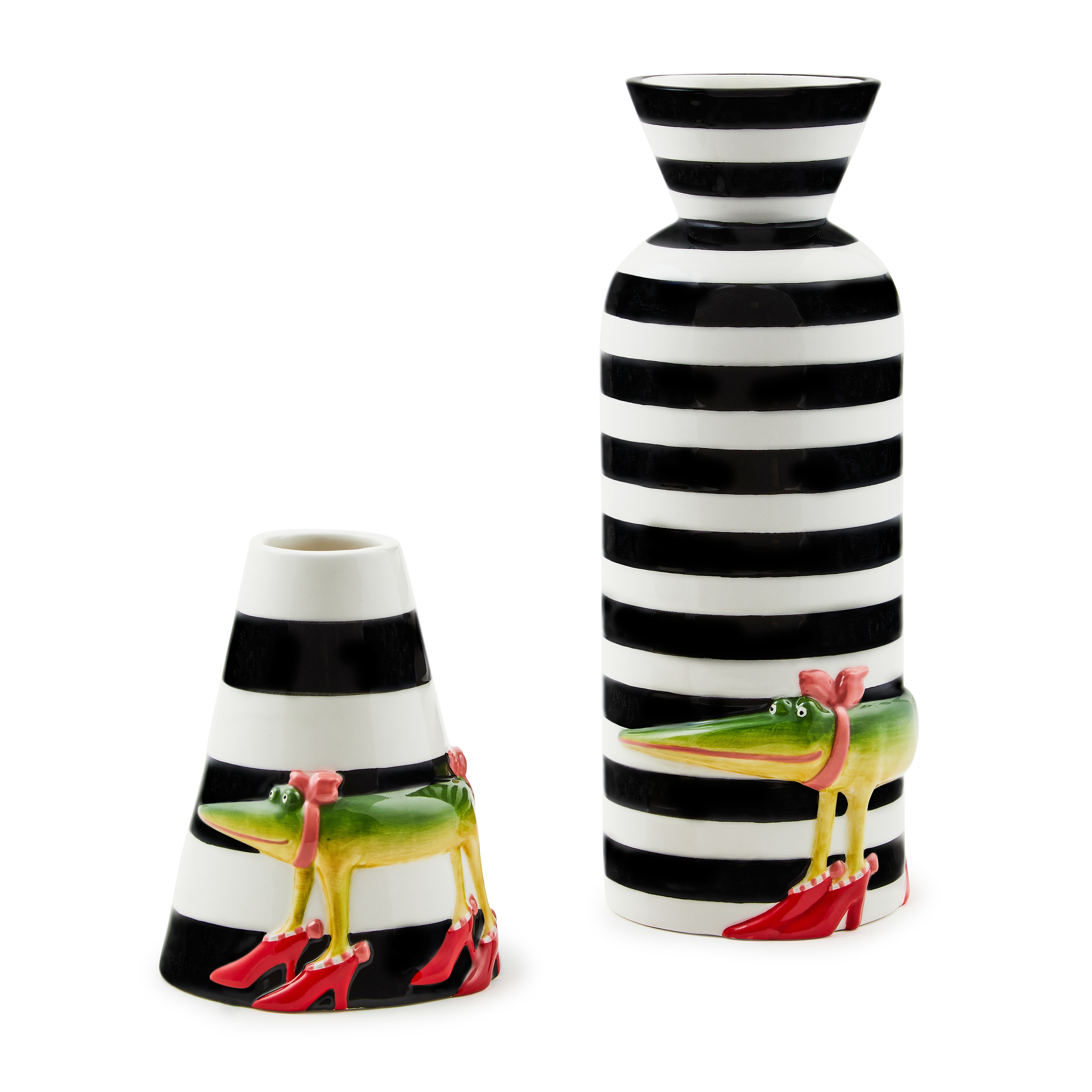 MacKenzie-Childs Gloria Alligator Vase - Thumbnail 2