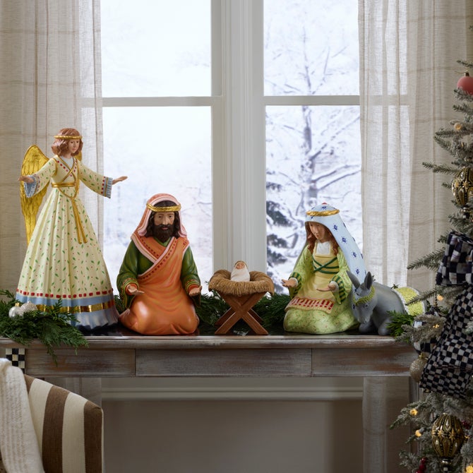 Patience Brewster Nativity Donkey Display Figure image number 5