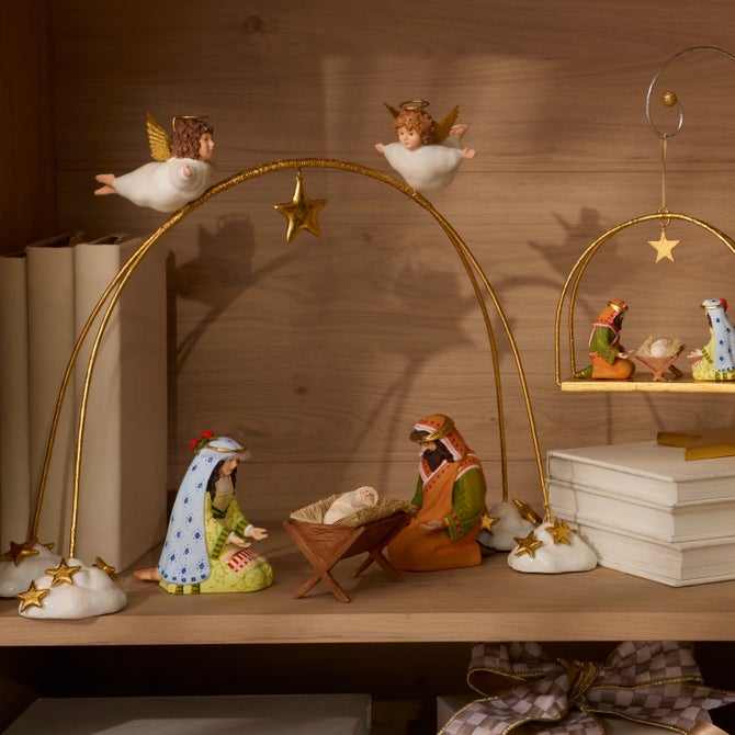 Patience Brewster Nativity Cherub Angels Arch Set, Set of 4 image number 1