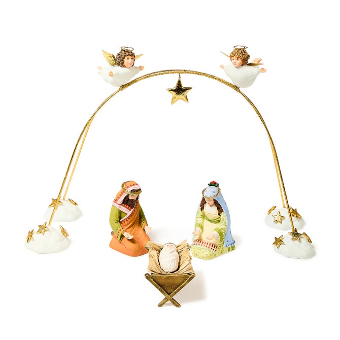 Patience Brewster Nativity Cherub Angels Arch Set, Set of 4 image number 0