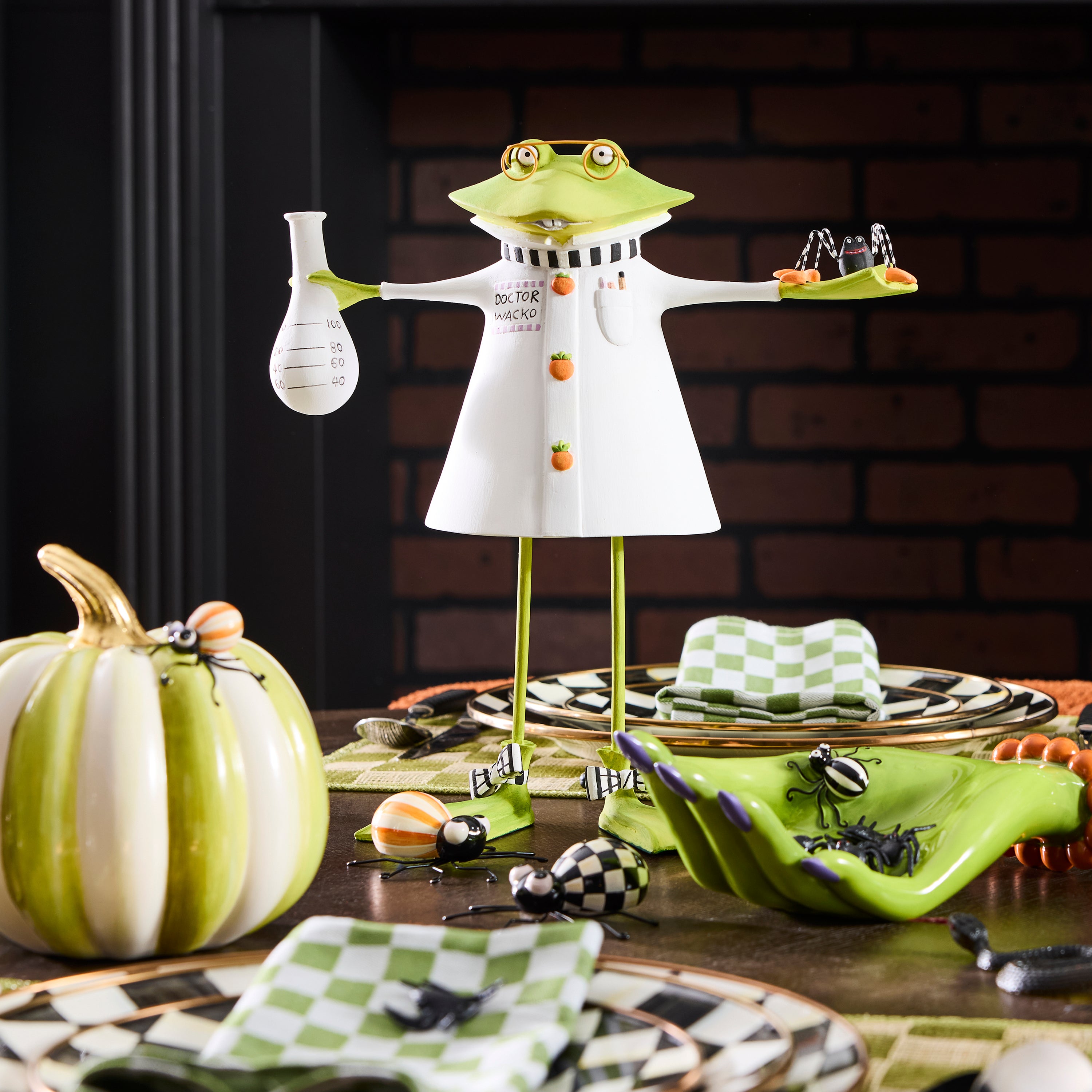 クリスマスセール‼️ヒヨコブランド　ダンガン　frog大会景品1点物⁉︎ MacKenzie-Childs | Patience Brewster Dr. Wacko Frog Figure