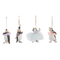 Patience Brewster Penguins En Pointe Mini Ornaments, Set of 4