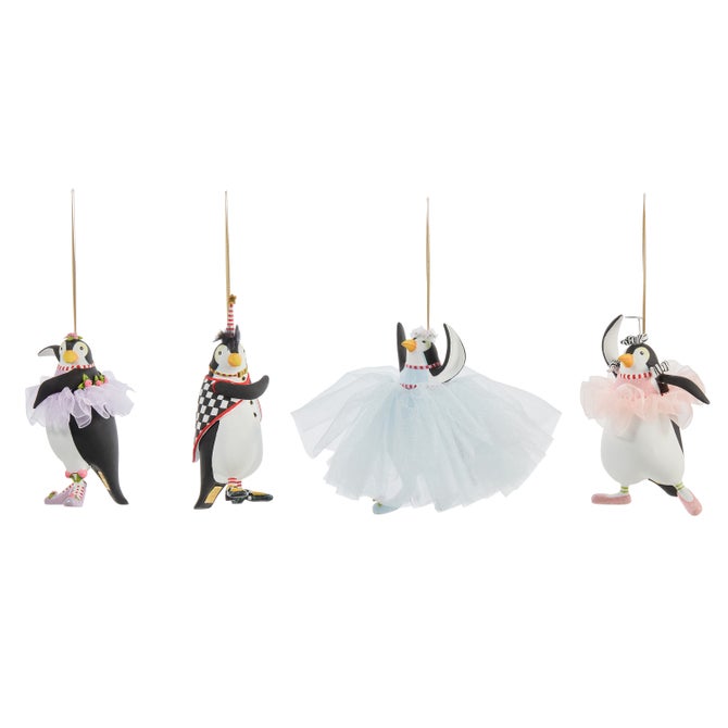 Patience Brewster Penguins En Pointe Ornaments, Set of 4 image number 2