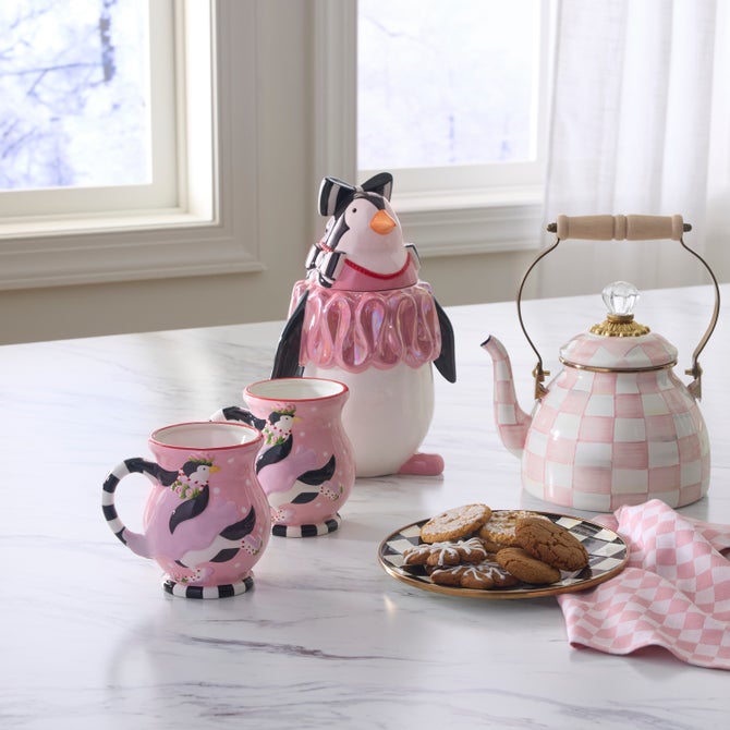 Patience Brewster Millicent Penguin Ceramic Cookie Jar image number 1