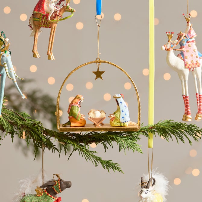 Patience Brewster Nativity Holy Family Ornament image number 4