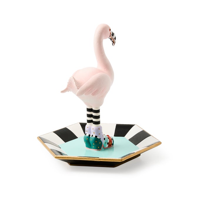Patience Brewster Sheila Flamingo Trinket Dish image number 2