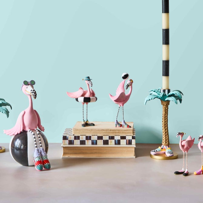 Patience Brewster Sheila and Sheldon Flamingo Figurines image number 3