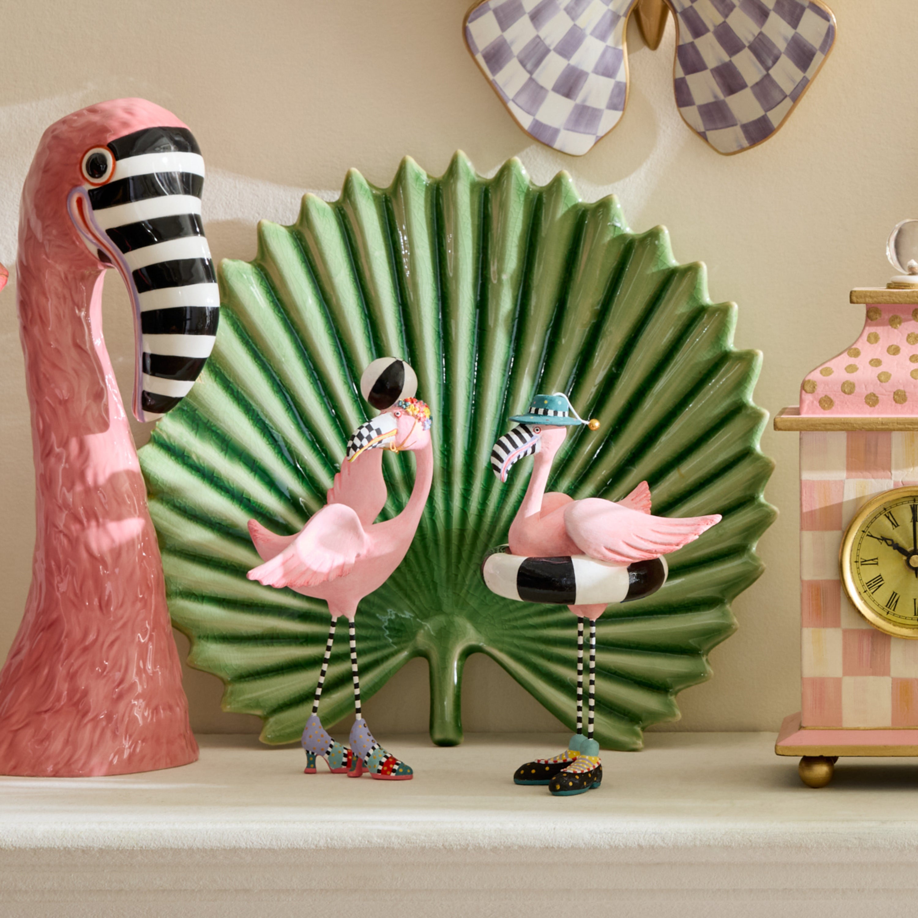 MacKenzie-Childs | Patience Brewster Sheila and Sheldon Flamingo