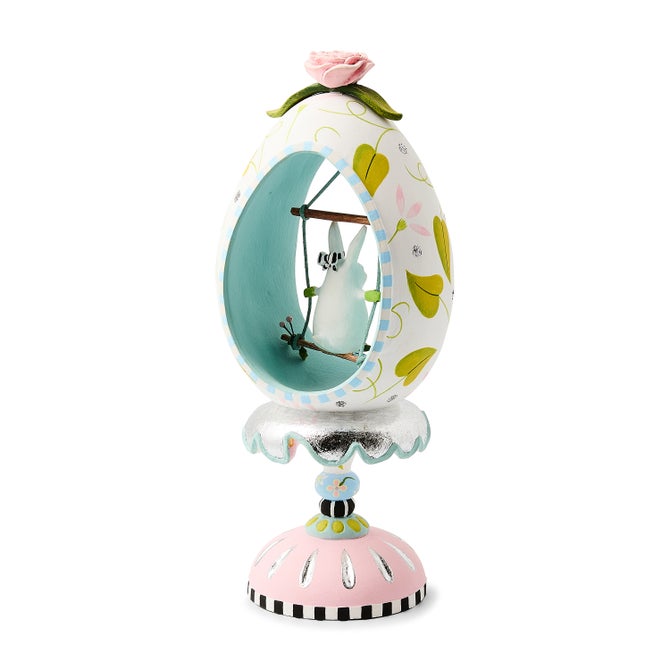 Patience Brewster Rabbit Pedestal Egg image number 2