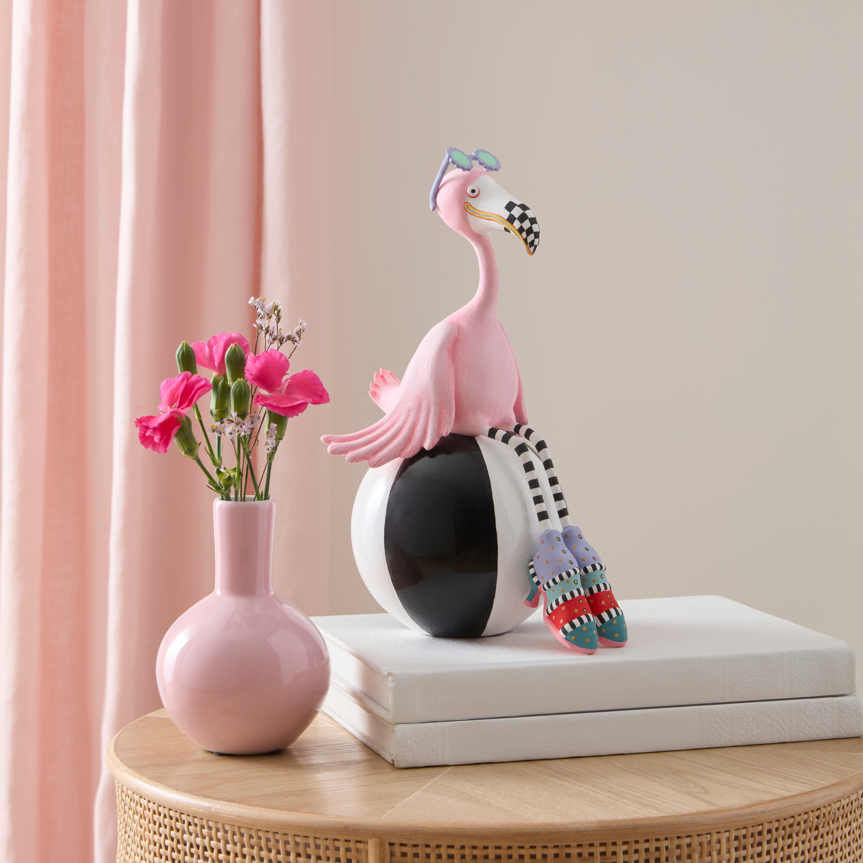 MacKenzie-Childs | Patience Brewster Sheila Flamingo on Ball