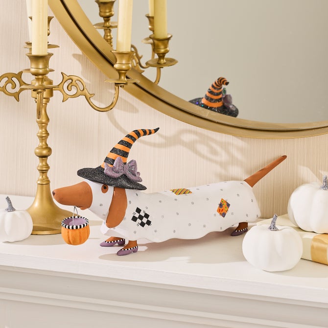 Patience Brewster Dottie the Dachshund Ghost Figure image number 1