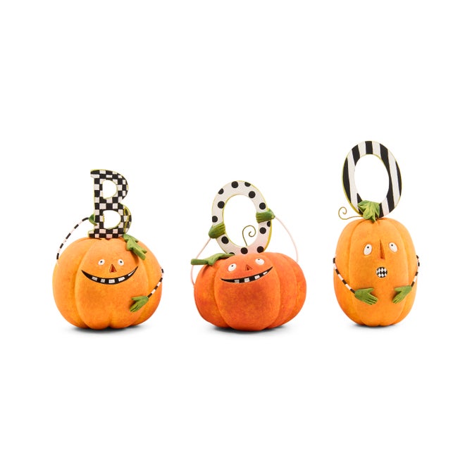 Patience Brewster BOO Pumpkin Letter Set image number 0