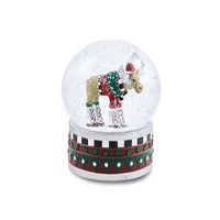 Patience Brewster Mooseltoe Snow Globe