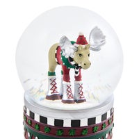 Patience Brewster Mooseltoe Snow Globe