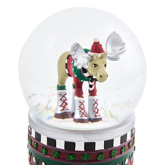 Patience Brewster Mooseltoe Snow Globe image number 4