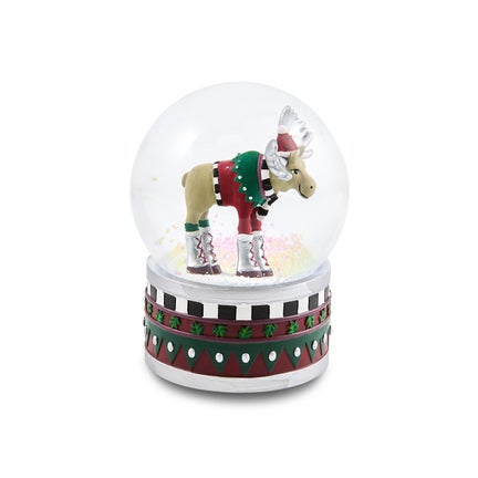 Patience Brewster Mooseltoe Snow Globe