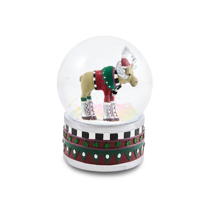 Patience Brewster Mooseltoe Snow Globe image number 0