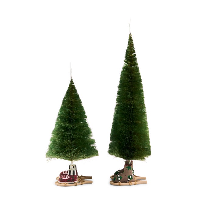 Patience Brewster Mooseltoe Sisal Trees, Set of 2 image number 2