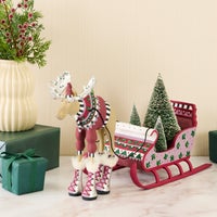 Patience Brewster Mooseltoe Milton Pulling Sleigh