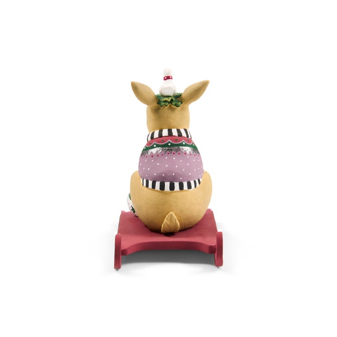 Patience Brewster Mooseltoe Baby Moose on Sled image number 3