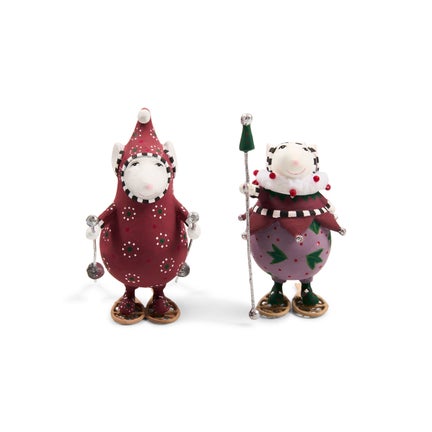 Patience Brewster Mooseltoe Mice, Set of 2