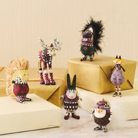 Patience Brewster Mooseltoe Mini Ornaments, Set of 6