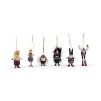 Patience Brewster Mooseltoe Mini Ornaments, Set of 6
