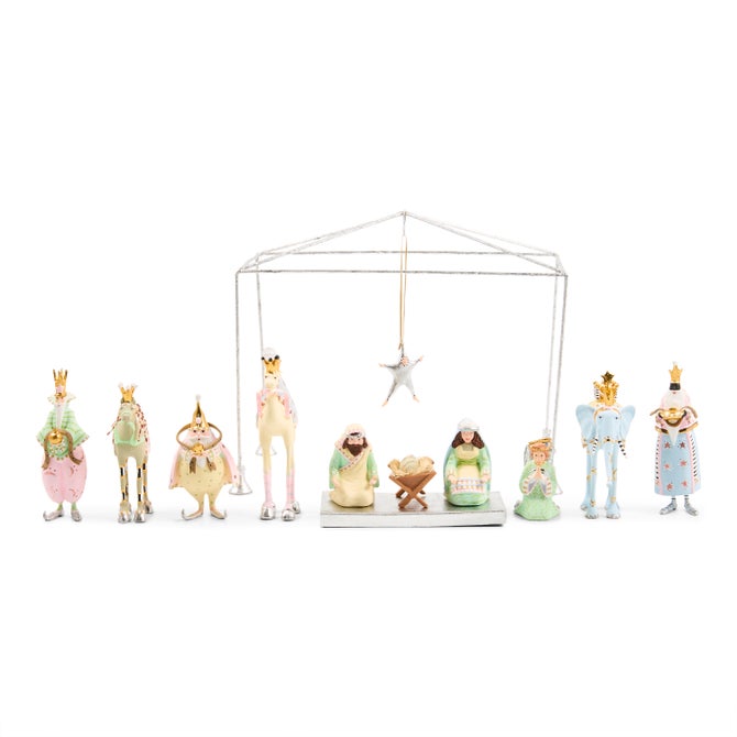 Patience Brewster Silver Nativity Mini Figures Set image number 4