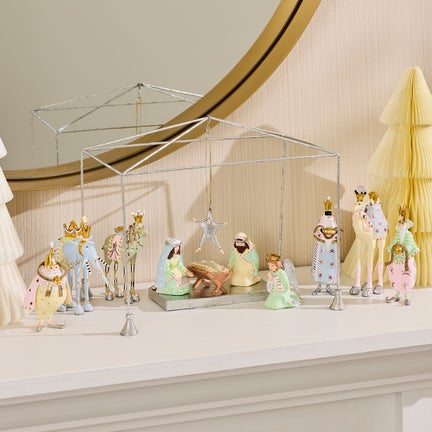 Patience Brewster Silver Nativity Mini Figures Set