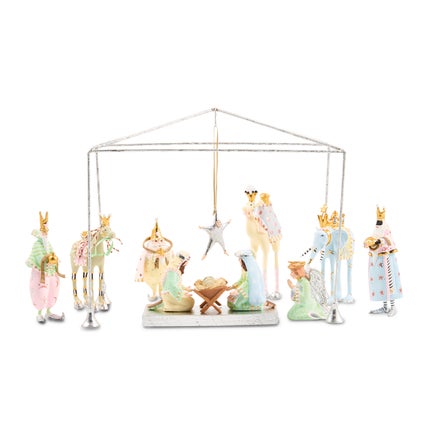 Patience Brewster Silver Nativity Mini Figures Set