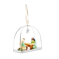 Patience Brewster Silver Nativity Holy Family Ornament