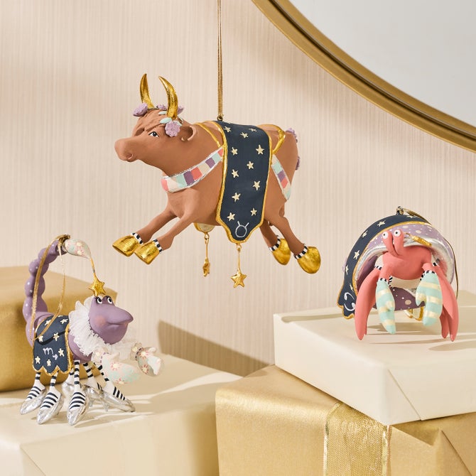 Patience Brewster Taurus Zodiac Ornament image number 1