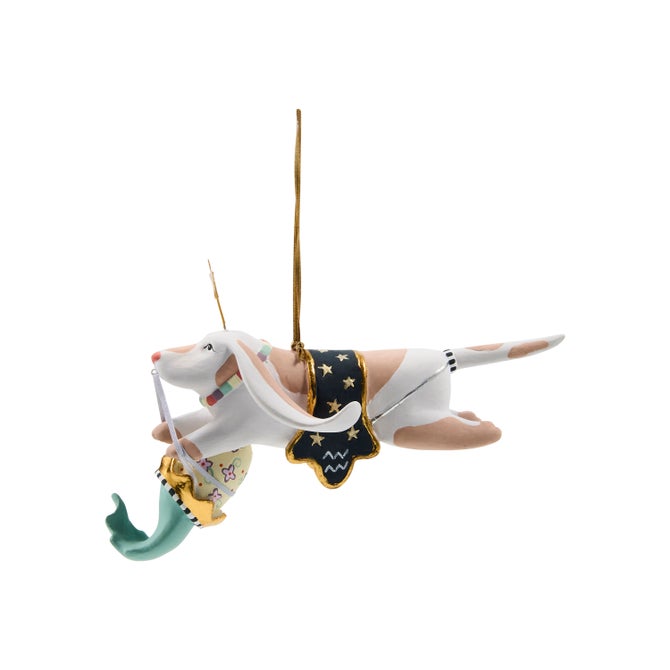 Patience Brewster Aquarius Zodiac Ornament image number 2