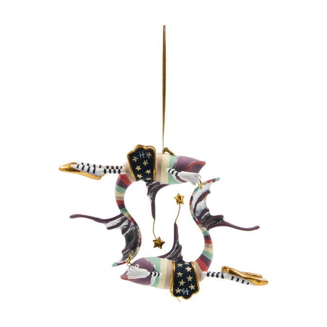 Patience Brewster Pisces Zodiac Ornament image number 2