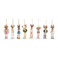 Patience Brewster Dash Away Reindeer Mini Ornaments Set
