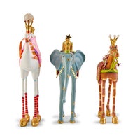 Patience Brewster Nativity Magi Animal Figures, Set of 3