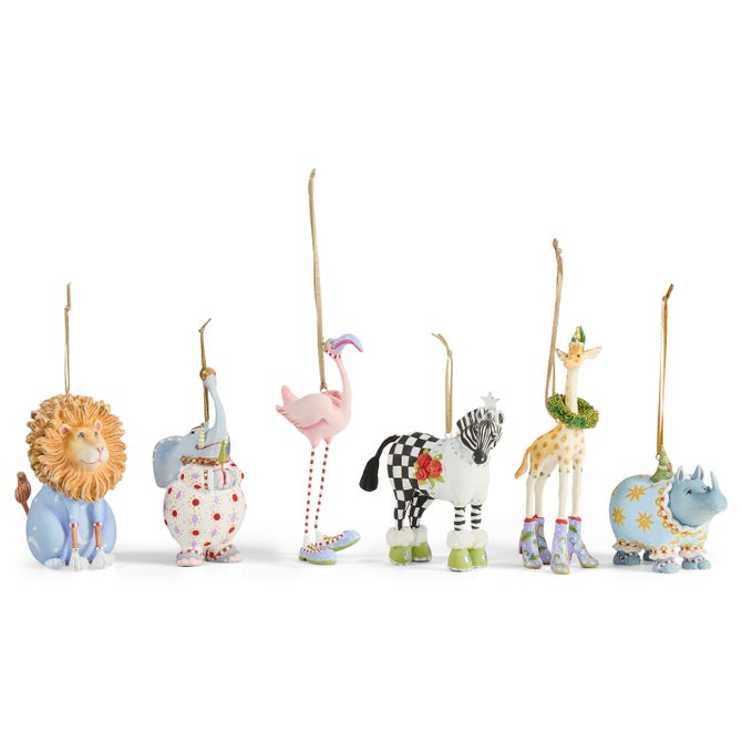 Patience Brewster Jambo Mini Ornament Set image number 0
