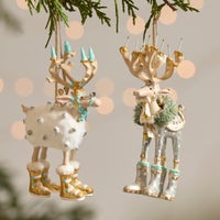 Patience Brewster Moonbeam Reindeer Mini Ornaments Set