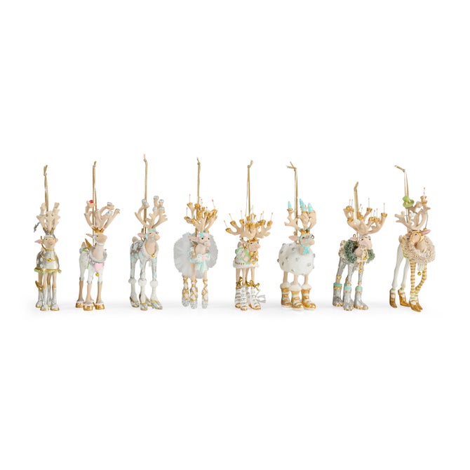 Patience Brewster Moonbeam Reindeer Mini Ornaments Set image number 0