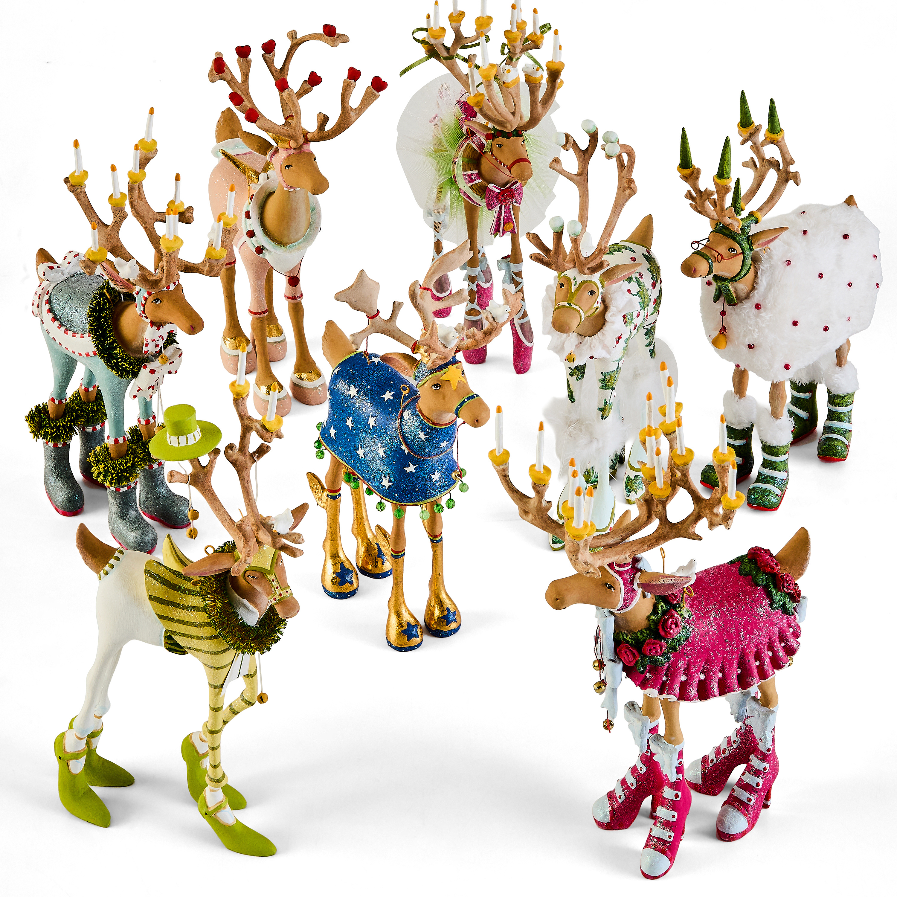 MacKenzie-Childs | Patience Brewster Dash Away Reindeer Figure