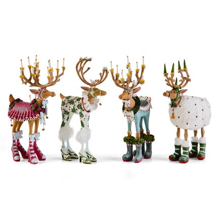 Patience Brewster Dash Away Reindeer Figure Set