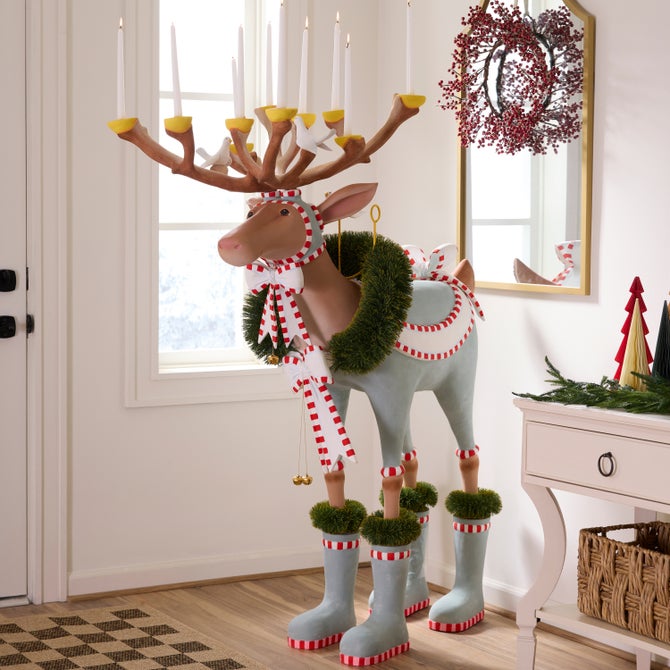 Patience Brewster Dash Away Dasher Deer Display Figure image number 1