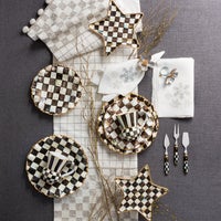 Courtly Check Fluted Ceramic Dinnerware