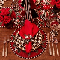 Courtly Check Fluted Ceramic Dinnerware